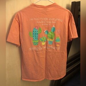 Simply Southern Bible Quote T-Shirt ecclesiastes 3:11 Size L